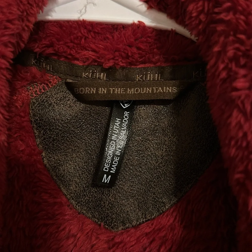 Kuhl Flight Fleece maroon/brown convertible vest M - Picture 7 of 12